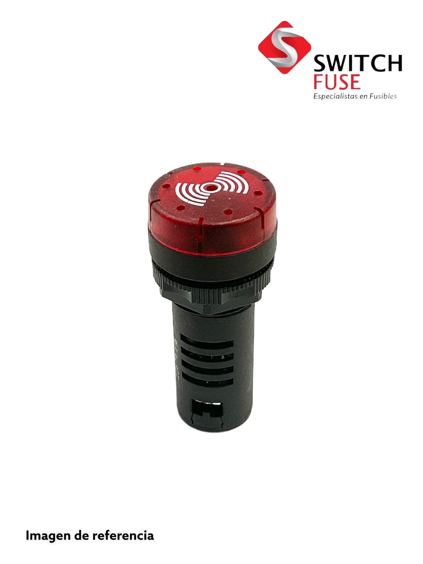 ZUMBADOR LUMINOSO 120V ROJO