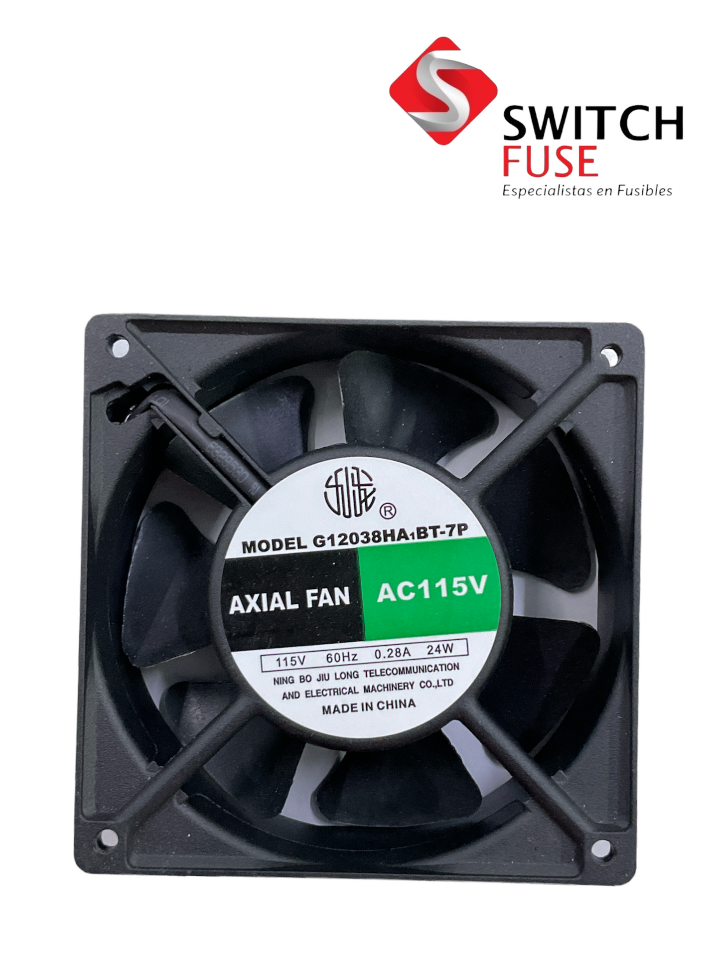 VENTILADOR 120V 120X120MM