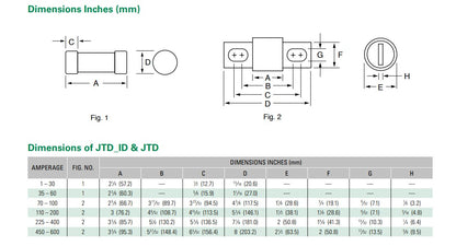 FUSIBLE ACC RETARDO JTD 5A 600V