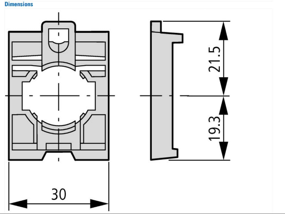 ADAPTADOR DE MONTAJE M22-A