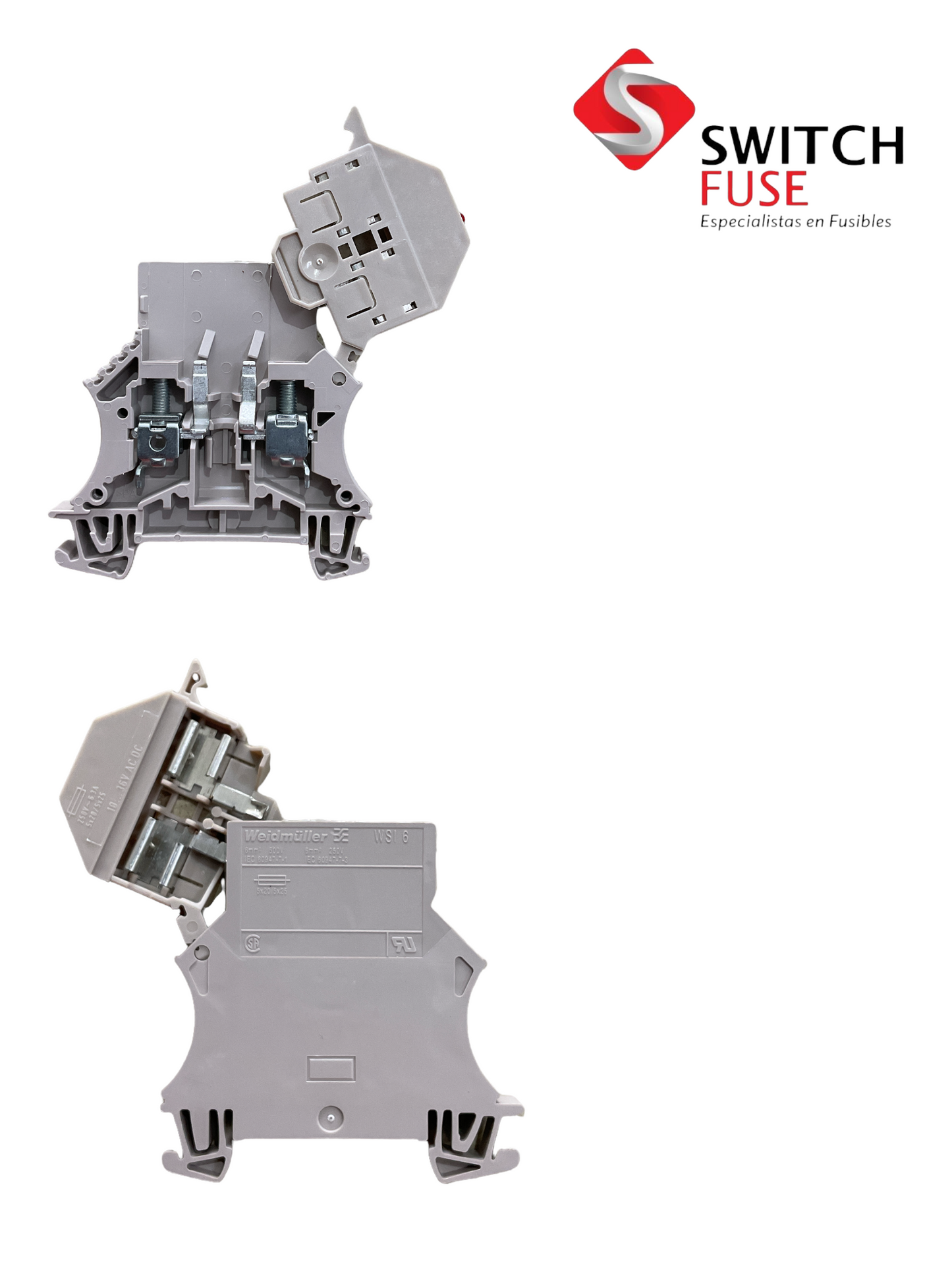 CLEMA PORTAFUSIBLE WSI 6 CON LED